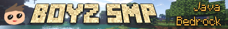 Boyz SMP – Not just for Boyz! 🔸 Java and Bedrock support 🔸 Pets🔸 BedWars 🔸 Economy 🔸 Cheeky AI bot🔸
