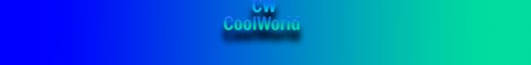 CoolWorld Minecraft server