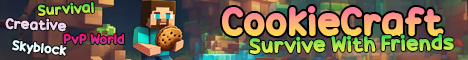 🍪 CookieCraft Survival [1.20.4] [Make Friends FAST!] [Survival] [Friendly Staff] [No Grief] [Vanilla] [Java/Bedrock]