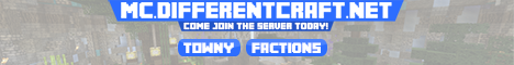 DifferentCraft – Towny / Faction Server