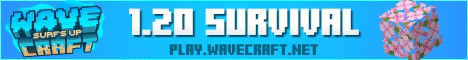 WaveCraft 🌊 Bedrock & Java 🌊 Survival, Creative, Skyblock