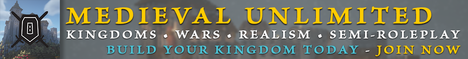 ✠ Medieval Unlimited ✠ 1.20.1 - Feudal Medieval Kingdoms, Realistic Survival, New Weapons, Dynamic Hunting, New Mobs, Detailed Custom Terrain ✠ Online Since 2011