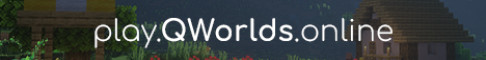 ✨ QWorlds – A world of amazing adventures!  Minecraft server