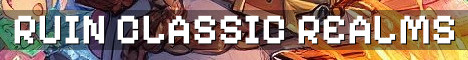Ruin Classic Realms Earth Survival PvP