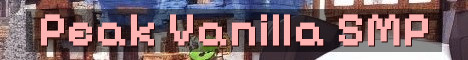 Peak Vanilla Classic Survival SMP