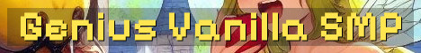 Genius SMP 100 Percent Vanilla Java