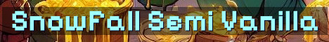 SnowFallSMP Semi Vanilla Friends Server