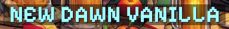 New Dawn SMP Vanilla Plus Survival