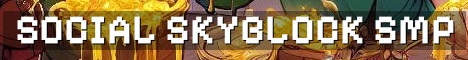 Social Skyblock SMP With Weekly Events