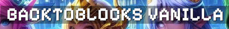 BackToBlocks Vanilla Survival No P2W